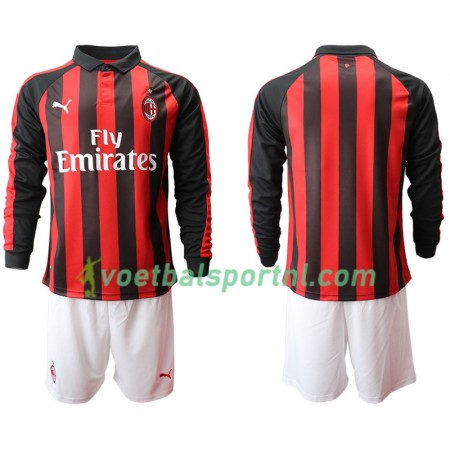 AC Milan Kind Thuis Tenue 2018-19 L/S